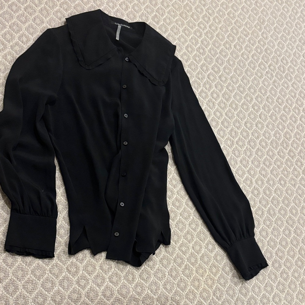 Silk Black Women's Blouse